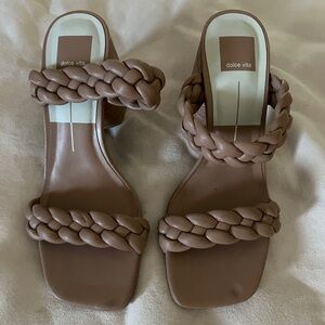 Dolce Vita Women's Brown Braided Sandals